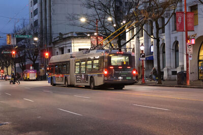 Bus 2509
1/5/2025 - Bus 2509 on route 3
Keywords: TransLink Route 3;Trolleybus;New Flyer