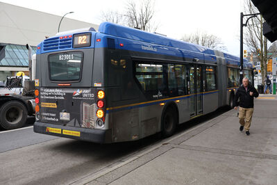 Bus B23011
1/7/2025 - Bus B23011 on the RapidBus R2 route
Keywords: TransLink RapidBus R2 Route;Bus;BRT;New Flyer