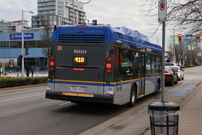 Bus H24114
1/9/2025 - Bus H24114 on route 410
Keywords: TransLink Route 410;Bus;Nova Bus