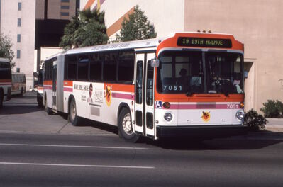 Bus 7051
2/1/1986 - Bus 7051 on route 19 (Picture from user [url=https://www.ebay.com/usr/90mac]90mac[/url] on eBay)
Keywords: Phoenix Route 19;Bus;MAN;Retired vehicles