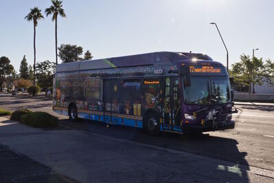Bus 6833
12/10/2024 - Bus 6833 on [url=https://transit.aznate.tech/phoenix/bus/72/]route 72[/url]
Keywords: Valley Metro Route 72;Bus;New Flyer