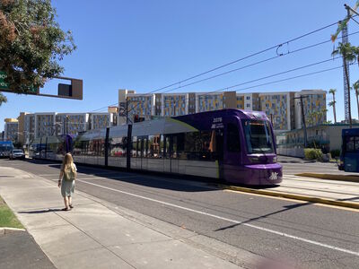 Trains 206 & 207
8/26/2024 - Trains 206 & 207 on the [url=https://transit.aznate.tech/phoenix/rail/]Light Rail[/url] route Westbound
Keywords: Valley Metro Rail;Light Rail;Siemens