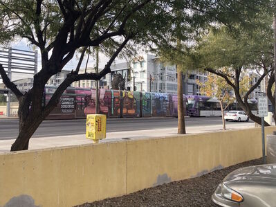 Trains 127 & 149
1/25/2025 - Trains 127 & 149 on the [url=https://transit.aznate.tech/phoenix/rail/]Light Rail[/url] route Westbound
Keywords: Valley Metro Rail;Light Rail;Kinki Sharyo