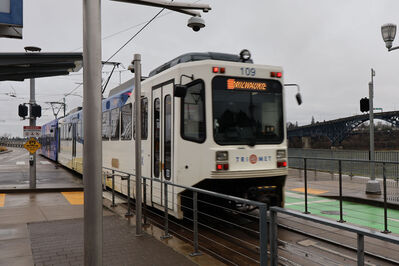Train 109
1/3/2025 - Train 109 on the MAX Orange Line
Keywords: TriMet MAX Orange Line;Light Rail;Bombardier
