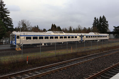 Trains 2011 & 2007
1/3/2025 - Trains 2011 & 2007 parked at the WES yard
Keywords: TriMet WES;Commuter rail;Colorado Railcar