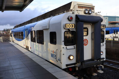 Train 1003
1/3/2025 - Train 1003 on the WES route
Keywords: TriMet WES;Commuter rail;Colorado Railcar