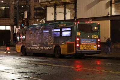 Bus 7076
1/4/2025 - Bus 7076 on route 2
Keywords: King County Metro Route 2;Bus;Orion