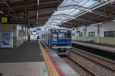 Train 7502
6/9/2026 - Train 7502 on the Hokuso Line
Keywords: Hokuso Line;Commuter rail;Nippon Sharyo;Tokyu Car Corporation