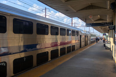 Train 7508
8/6/2026 - Train 7508 on the Northeast Corridor route
Keywords: NJ Transit Northeast Corridor;Commuter rail;Bombardier