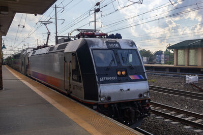 Train 4618
8/6/2026 - Train 4618 on the Northeast Corridor route
Keywords: NJ Transit Northeast Corridor;Commuter rail;Bombardier