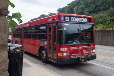 Bus 6631
8/12/2026 - Bus 6631 on route 91
Keywords: Pittsburgh Regional Transit Route 91;Bus;Gillig