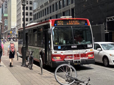 Bus 8392
7/28/2026 - Bus 8392 on route 97C
Keywords: Toronto Transit Commission Route 97C;Bus;Orion