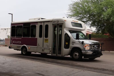 Bus 3011
6/1/2025 - Bus 3011 on the [url=https://transit.aznate.tech/phoenix/bus/mary/]MARY Circulator[/url] route
Keywords: Valley Metro MARY Circulator;Bus;Minibuses