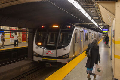 Train 5821
7/25/2026 - Train 5821 on Line 1
Keywords: Toronto Transit Commission Line 1;Metro;Bombardier