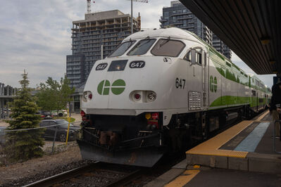 Train 647
7/25/2026 - Train 647 on the Lakeshore West line
Keywords: GO Transit Lakeshore West line;Commuter rail;MPI
