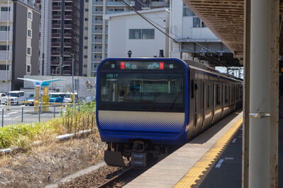 Train F-08
6/16/2026 - Train F-08 on the Uchibo Line
Keywords: JR East Uchibo Line;Regional rail;J-TREC