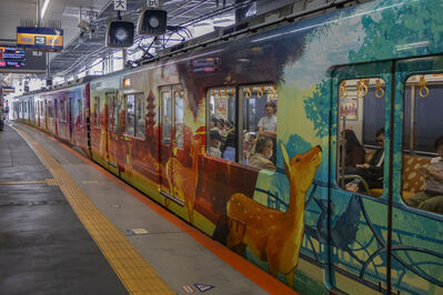 Train 1027
6/13/2026 - Train 1027 on the Kintetsu-Nara Line
Keywords: Kintetsu-Nara Line;Commuter rail;Hitachi