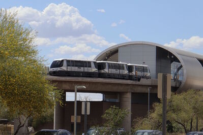 Trains 13, 14, & 15
4/4/2025 - Trains 13, 14, & 15 on the [url=https://transit.aznate.tech/rail/sky-train/]Sky Train[/url] route
Keywords: PHX Sky Train;People mover;Bombardier