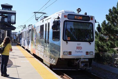 Trains 337 & 342
8/11/2025 - Trains 337 & 342 on the R Line
Keywords: Denver RTD R Line;Light Rail;Siemens