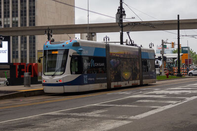 Train 290
4/25/2026 - Train 290 on the QLINE route
Keywords: Detroit QLINE;Streetcar;Brookville